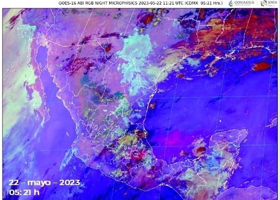 Colima inicia semana con probabilidad de lluvias aisladas y temperatura máxima de 40 a 45°C.